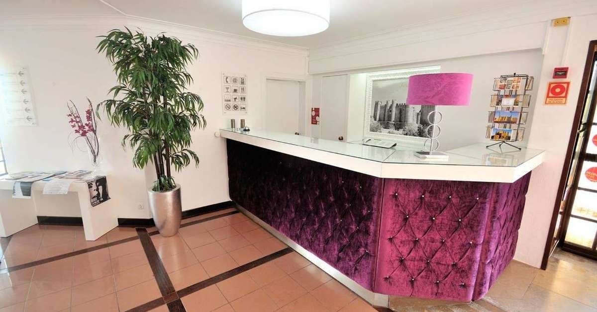 Een foto van het interieur van Josefa D Obidos Hotel