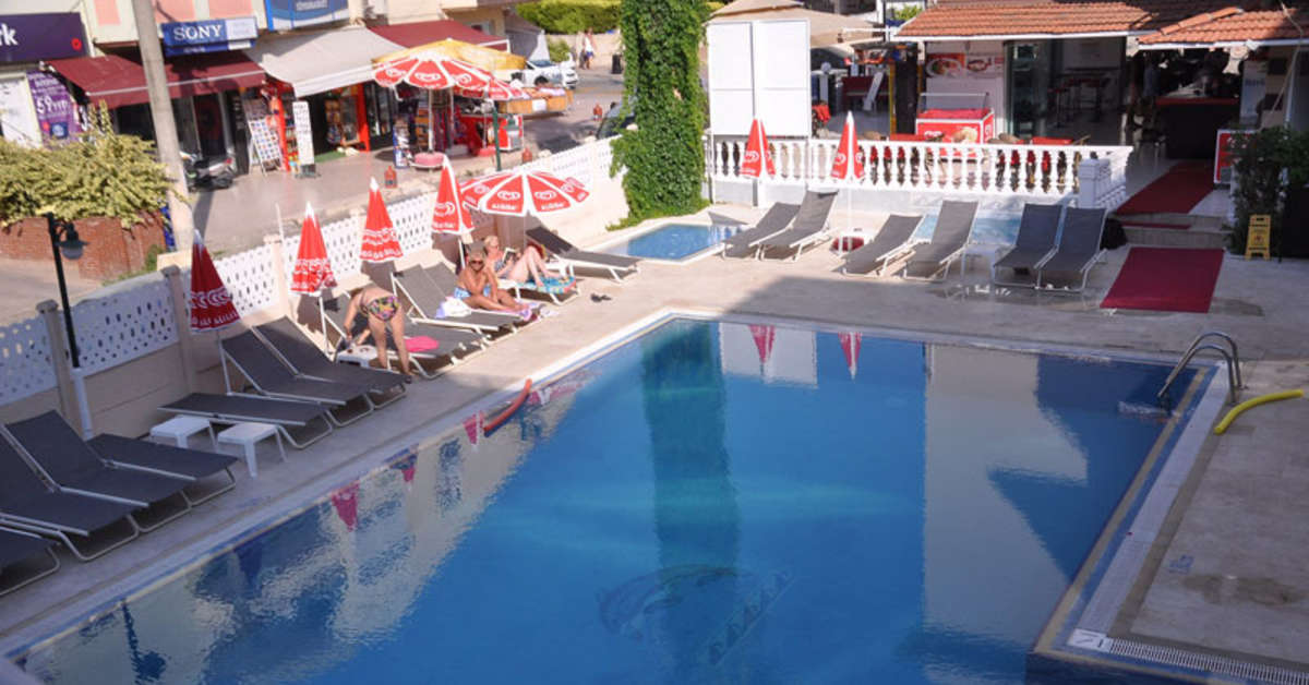 Ein Foto vom Pool im Isla Apart