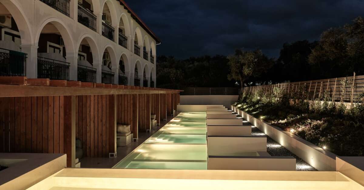 Een foto van het zwembad bij Castelli Hotel