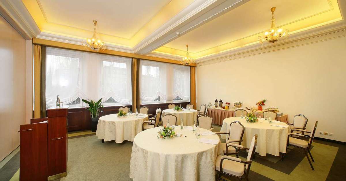 Een foto van de faciliteiten bij Grand Hotel International Prague
