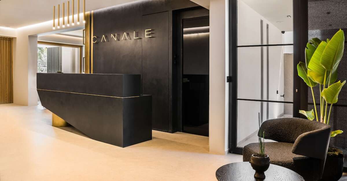 Een foto van het interieur van Canale Hotel & Suites