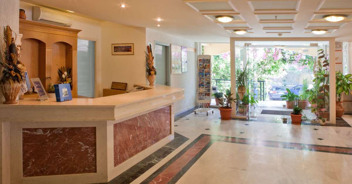 Ein Foto vom Innenbereich im Dedalos Beach Hotel