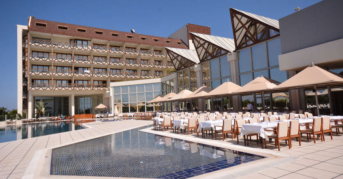Een foto van het zwembad bij Grand Hotel Ontur