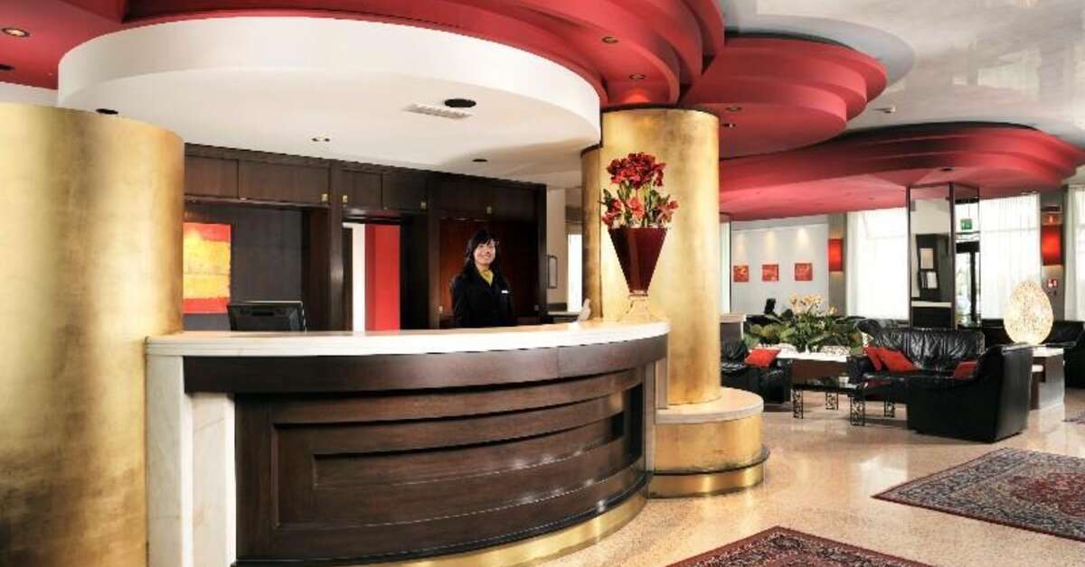 Een foto van het interieur van Antony Hotel Venice Airport