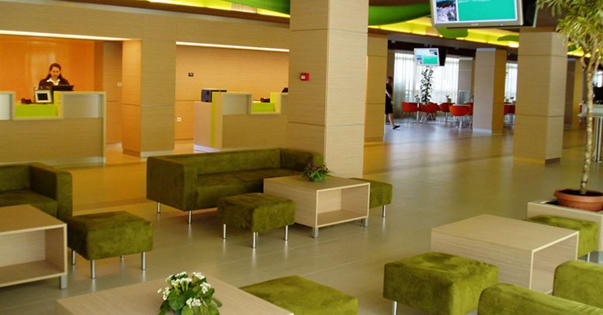 Een foto van het interieur van Family Hotel Vespera