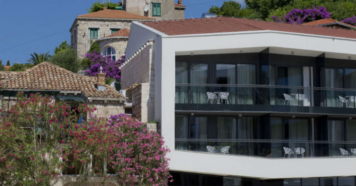 Een foto van de buitenkant van Boutique Hotel Mlini
