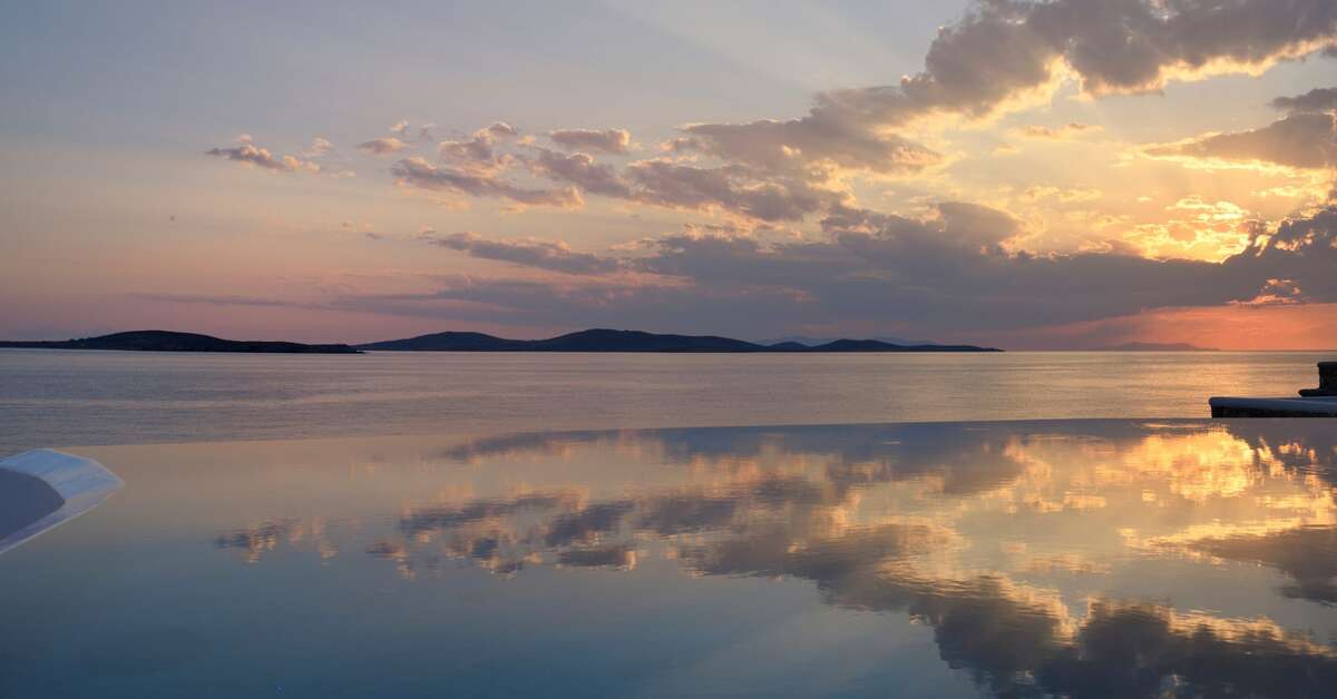 Een foto van het zwembad bij Anax Resort & Spa