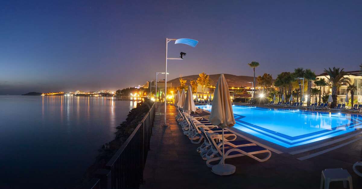 Een foto van het zwembad bij Ephesia Holiday Beach Club