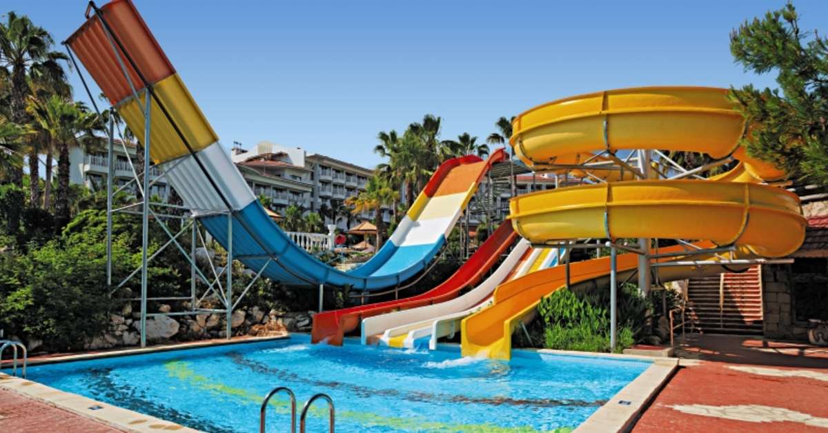 Een foto van het zwembad bij Hotel Defne Garden