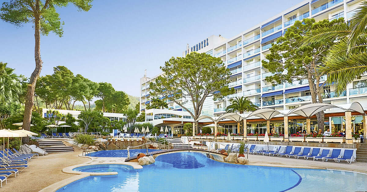 Ein Foto vom Pool im Hipotels Eurotel Punta Rotja Hotel