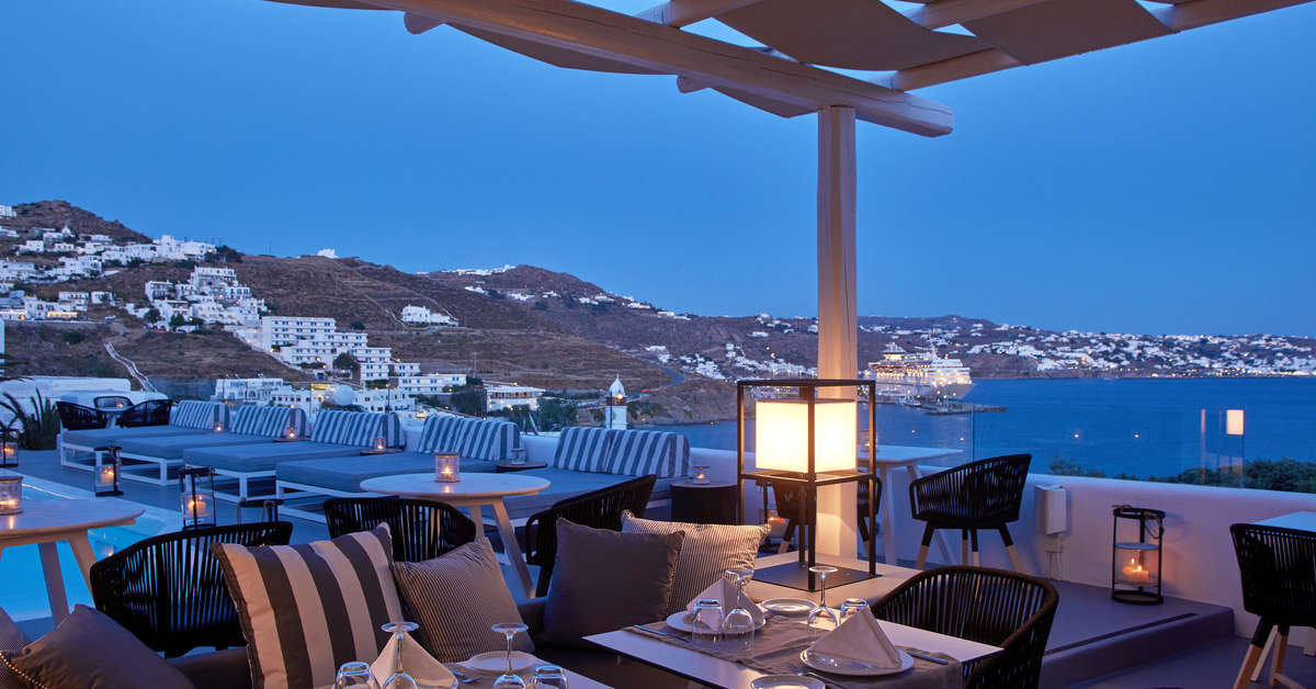 Een foto van de faciliteiten bij Mykonos Princess Hotel