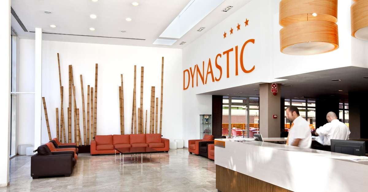 Een foto van het interieur van Hotel Dynastic