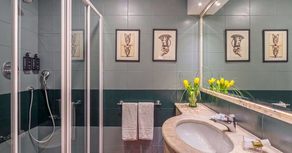 Een foto van de faciliteiten bij Grand Hotel Villa Politi