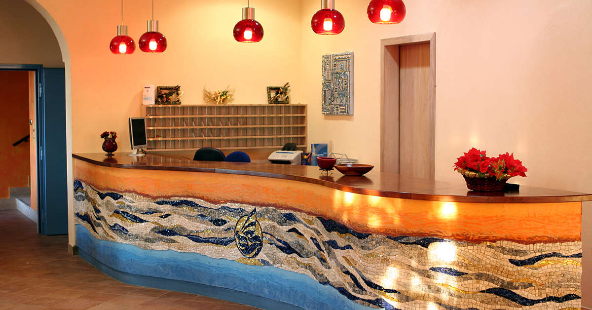 Een foto van de faciliteiten bij Hotel Baia d’Oro
