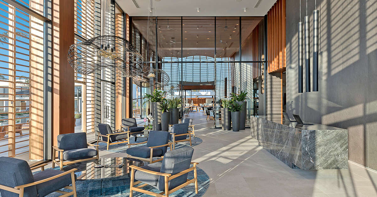 Een foto van het interieur van D’Andrea Lagoon Suites