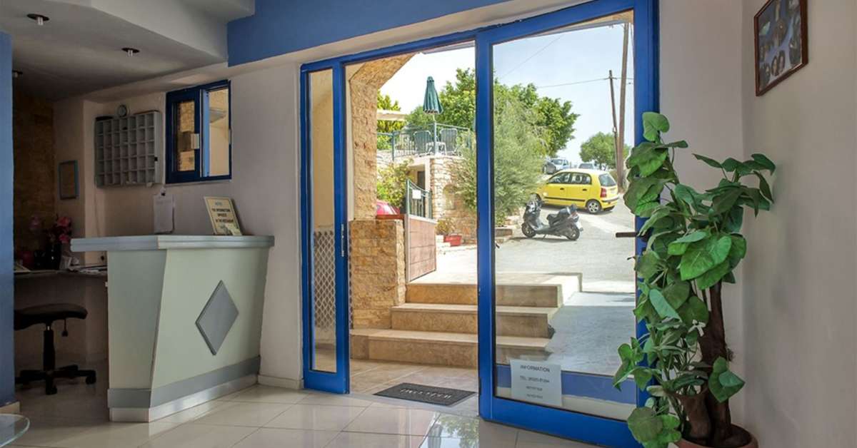 Een foto van het interieur van Appartementen Ariadne