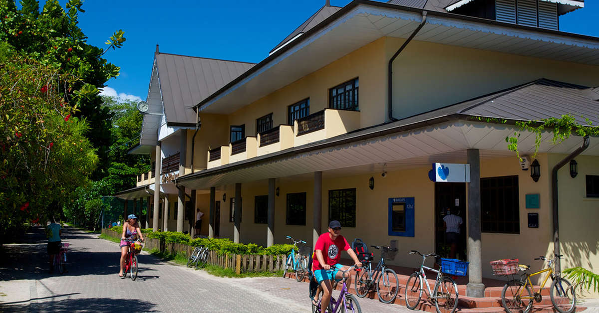 Een foto van de buitenkant van La Digue Island Lodge
