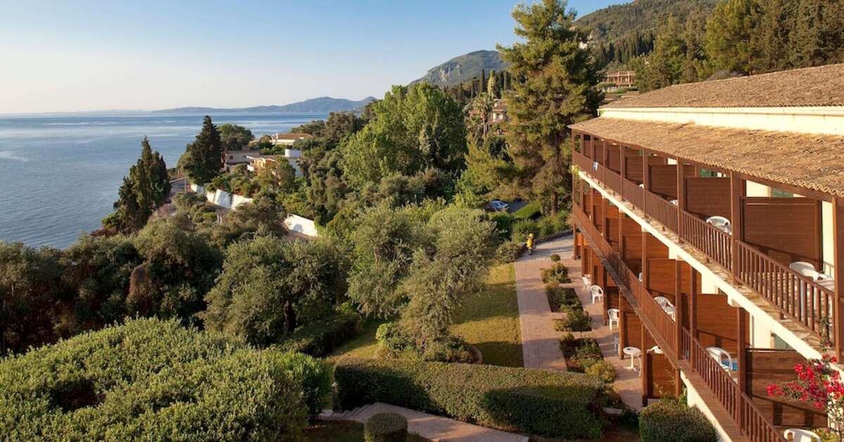 Een foto van de buitenkant van Aeolos Beach Resort