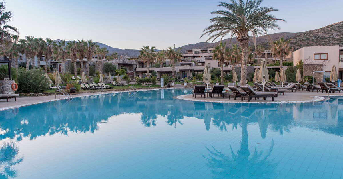 Een foto van het zwembad bij Ikaros Beach Luxury Resort & Spa