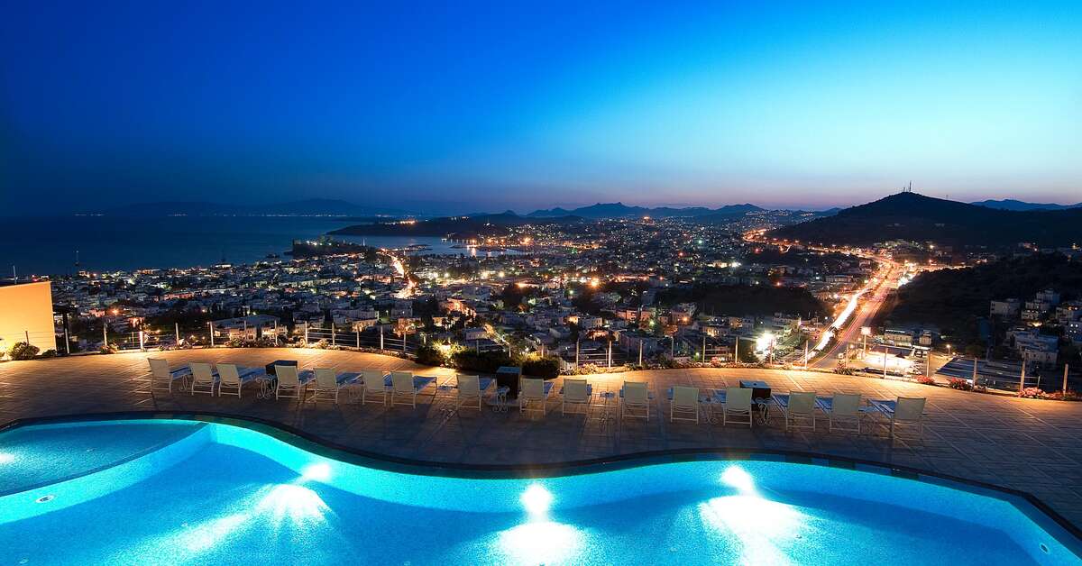 Een foto van het zwembad bij The Marmara Bodrum