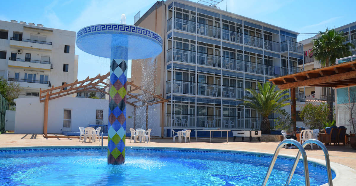 Een foto van een overzicht van Aparthotel Club La Sirena