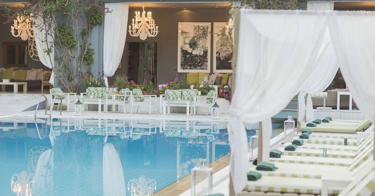 Een foto van het zwembad bij La Piscine Art Hotel