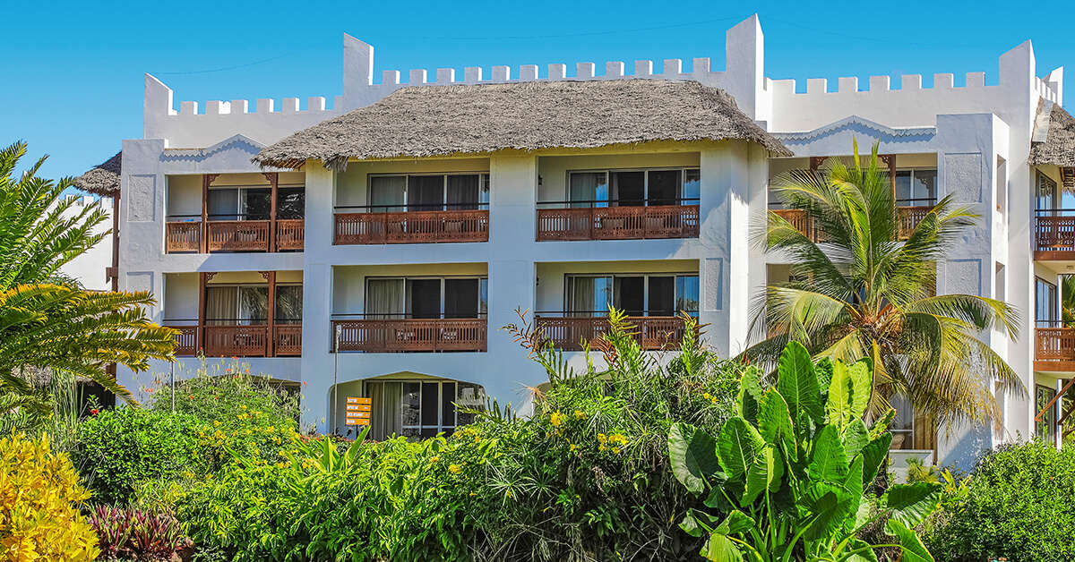 Ein Foto von der Außenansicht des Royal Zanzibar Beach Resort