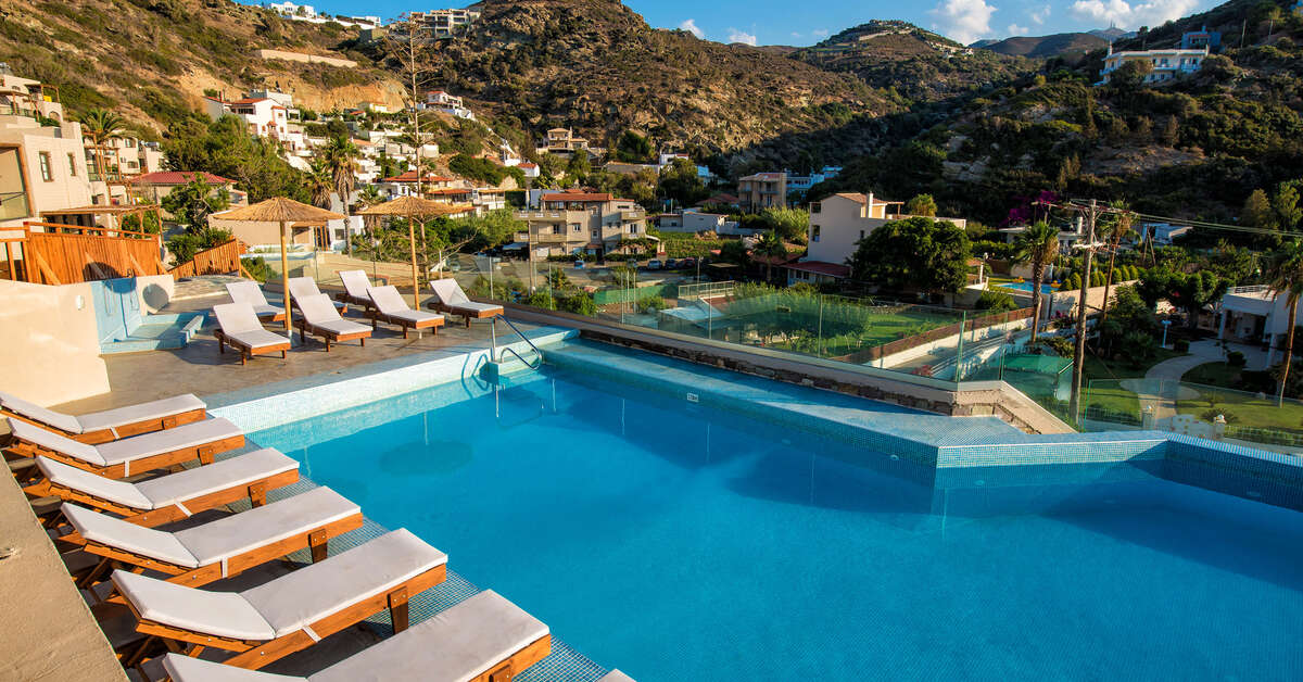 Een foto van het zwembad bij Lygaria Beach Hotel