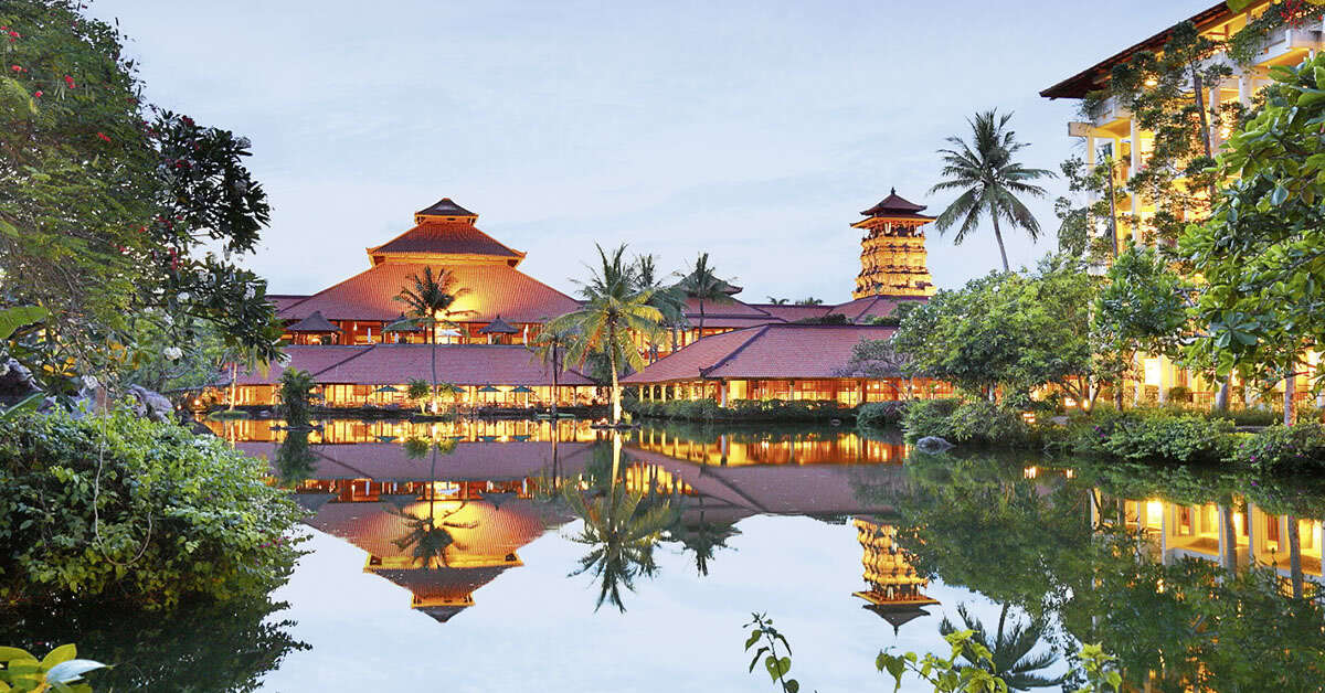 Ein Foto von der Außenansicht des Ayodya Resort Bali