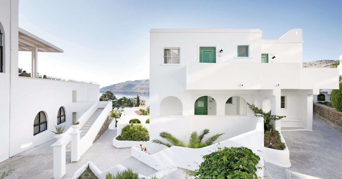 Een foto van de buitenkant van Lindos Village Resort & Spa