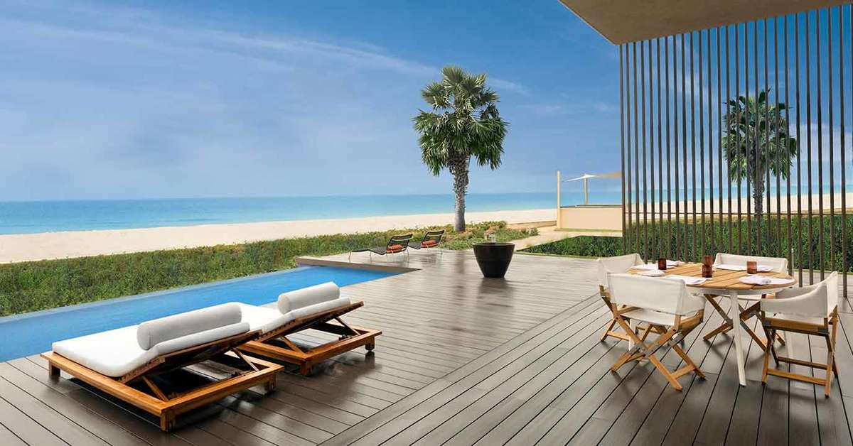 Ein Foto von einer Übersicht des Al Zorah Beach Resort