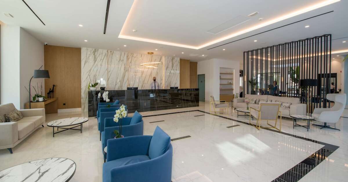 Een foto van het interieur van Myrion Beach Resort & Spa
