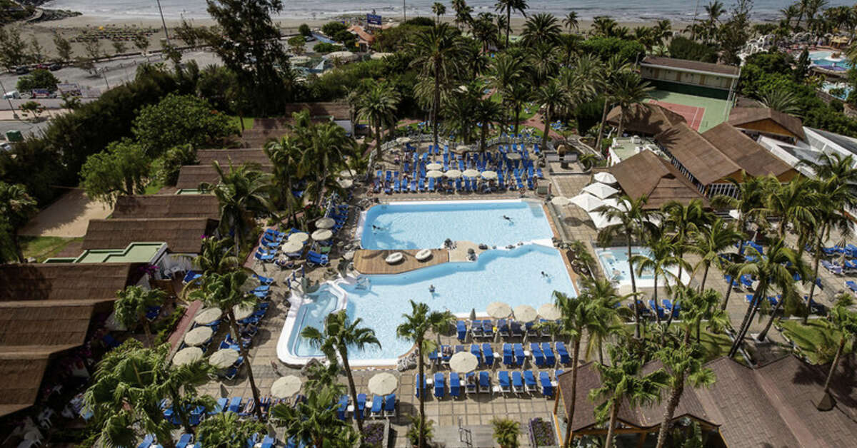 Een foto van het zwembad bij Bull Hotel Costa Canaria & Spa