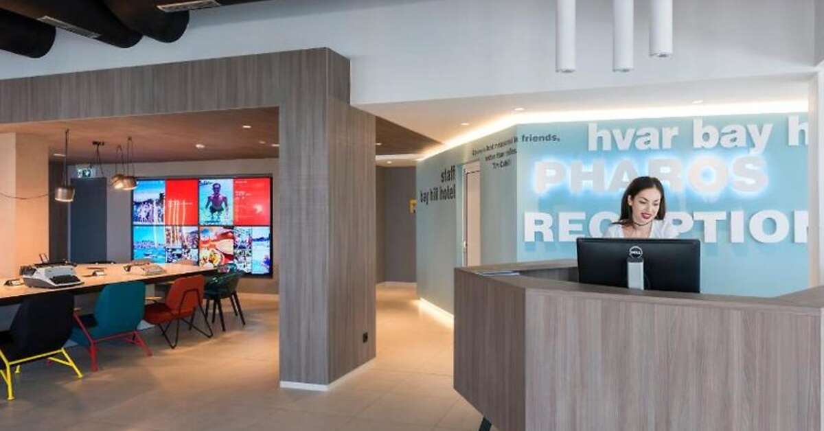 Een foto van de faciliteiten bij Pharos Hvar Bayhill Hotel