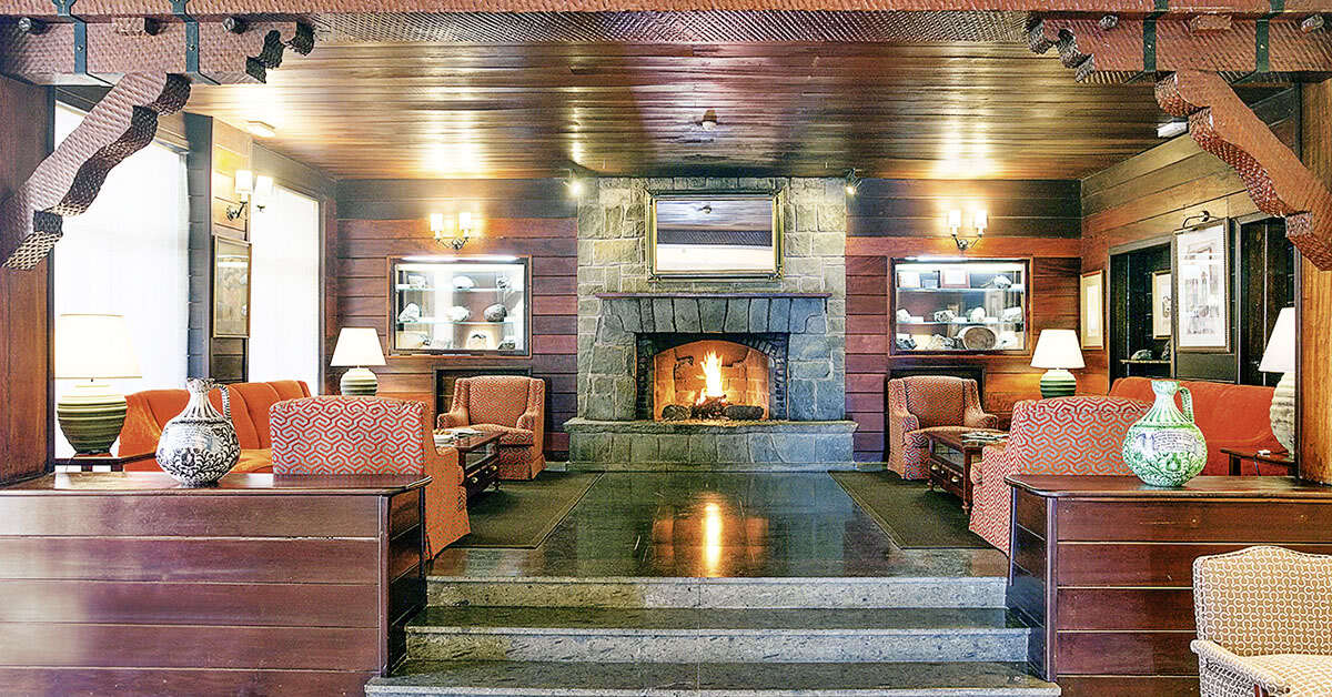 Een foto van het interieur van Parador de Las Canadas del Teide