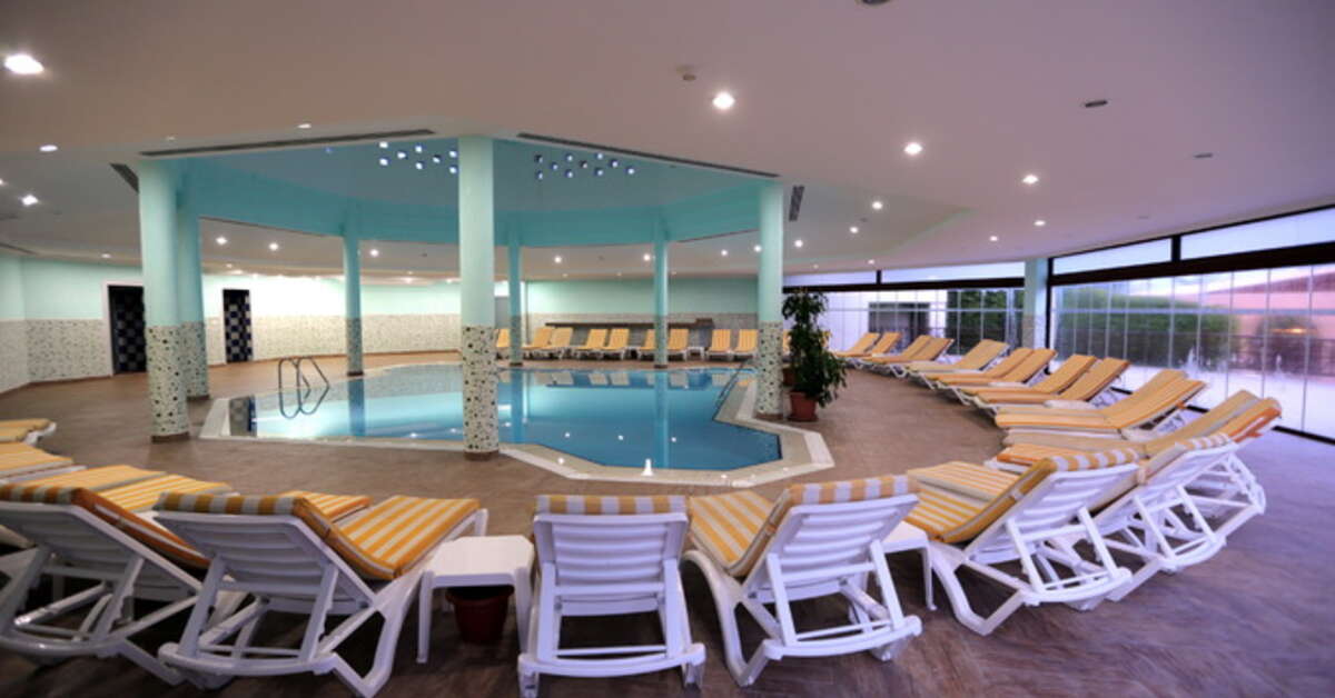 Een foto van het zwembad bij Gypsophila Holiday Village