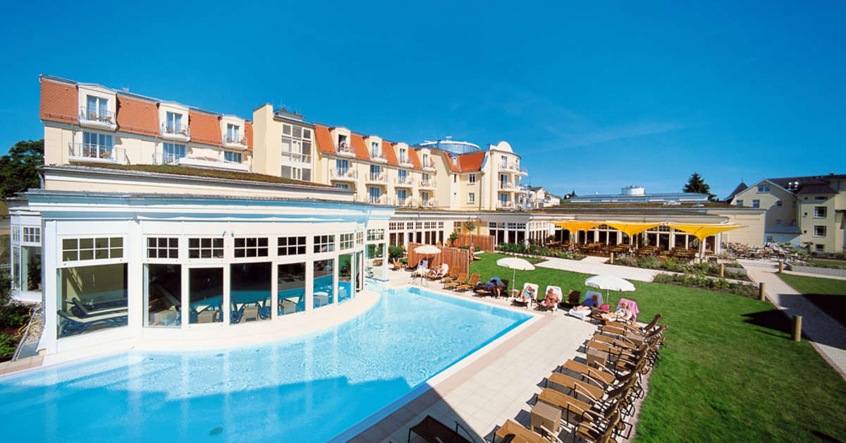 Een foto van een overzicht van Kaiser Spa Hotel Zur Post