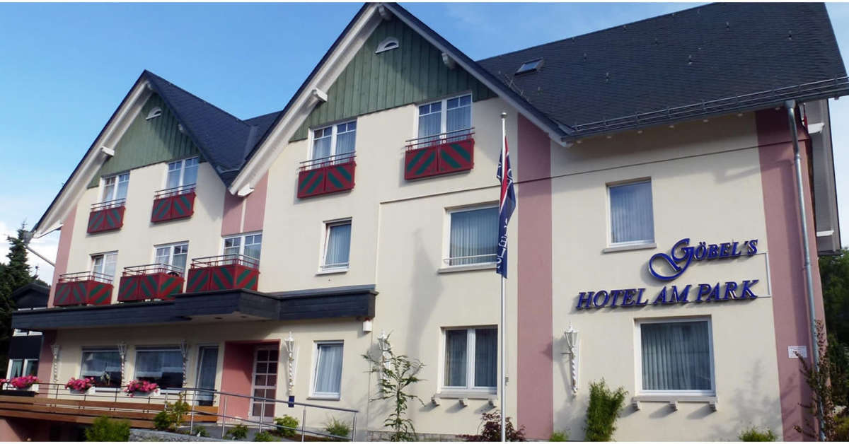 Een foto van een overzicht van Göbel's Hotel am Park