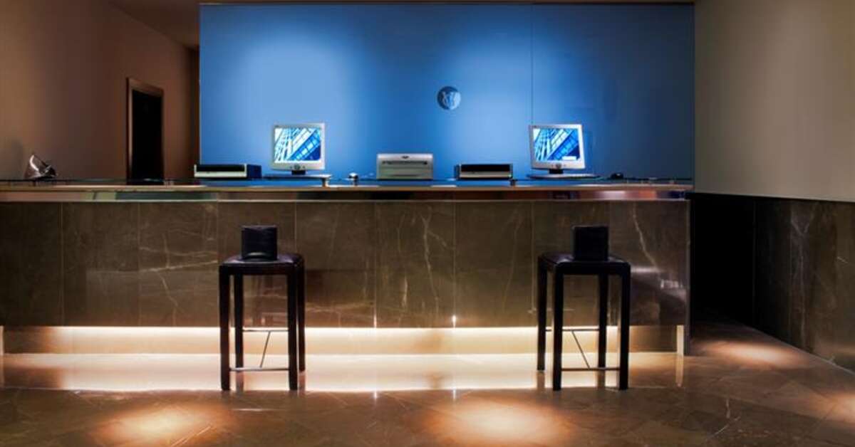 Een foto van het interieur van Eurostars Gran Valencia