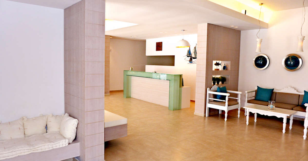 Een foto van het interieur van Amaryllis Paros Beach Hotel