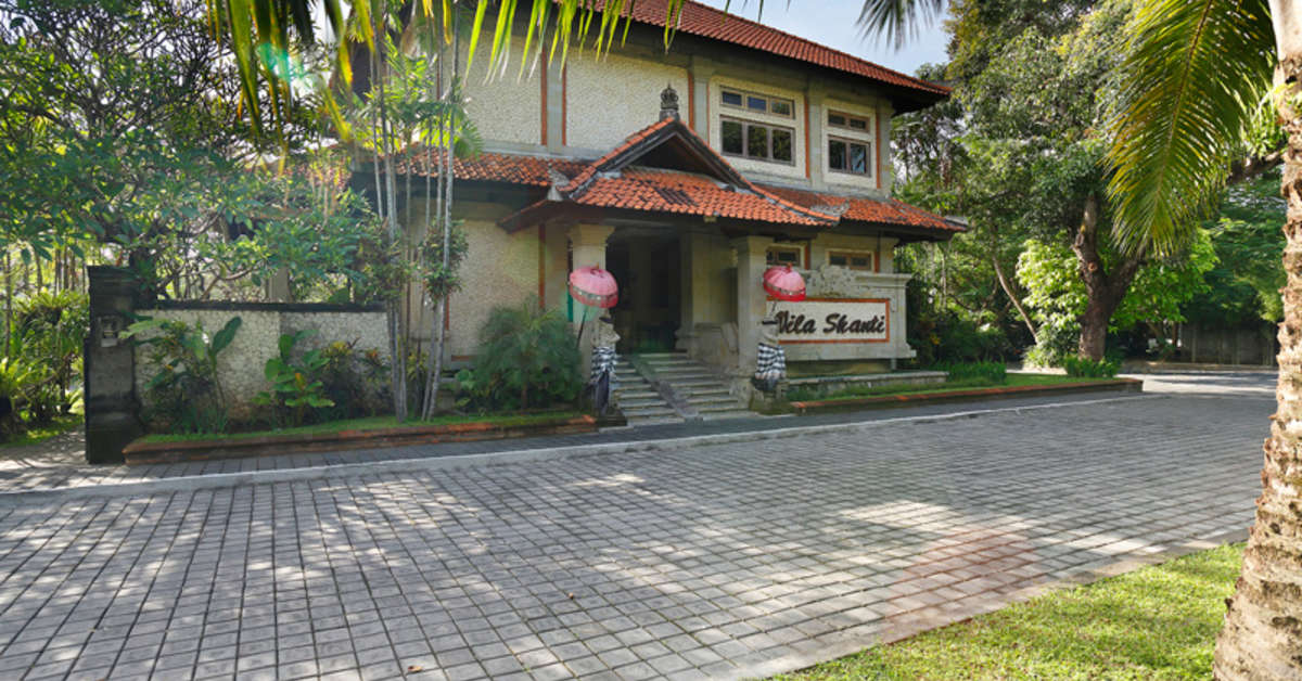 Een foto van de buitenkant van Vila Shanti Beach Hotel