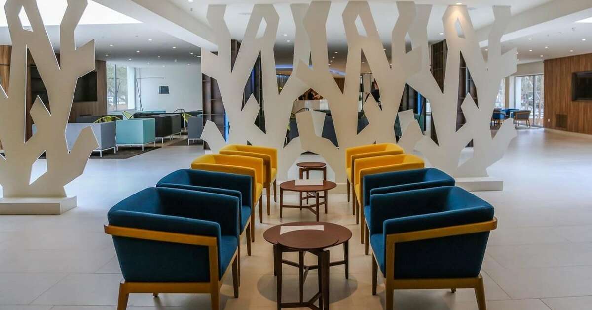 Een foto van het interieur van Park Plaza Belvedere