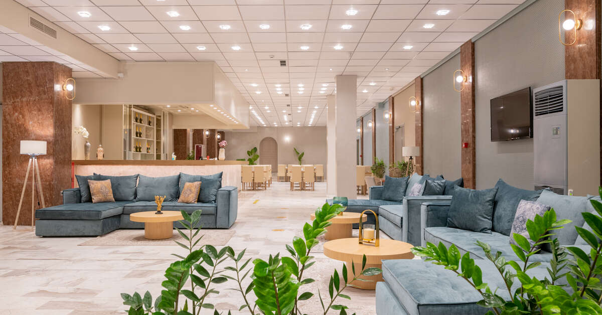 Een foto van het interieur van Tzante Hotel