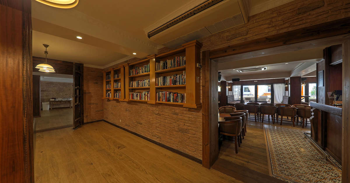 Een foto van het interieur van Paladim & Alagoa Mar Hotels