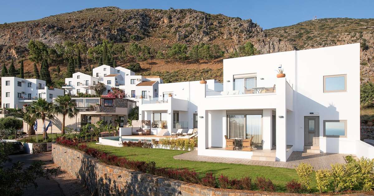 Een foto van de buitenkant van Creta Blue Boutique Hotel & Suites