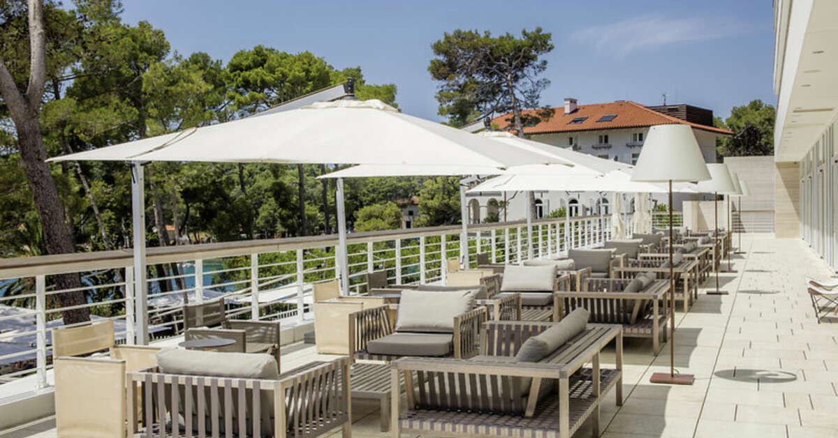 Een foto van de faciliteiten bij Hotel Bellevue