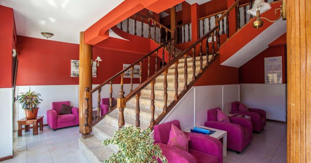 Een foto van het interieur van Hotel Central Sal