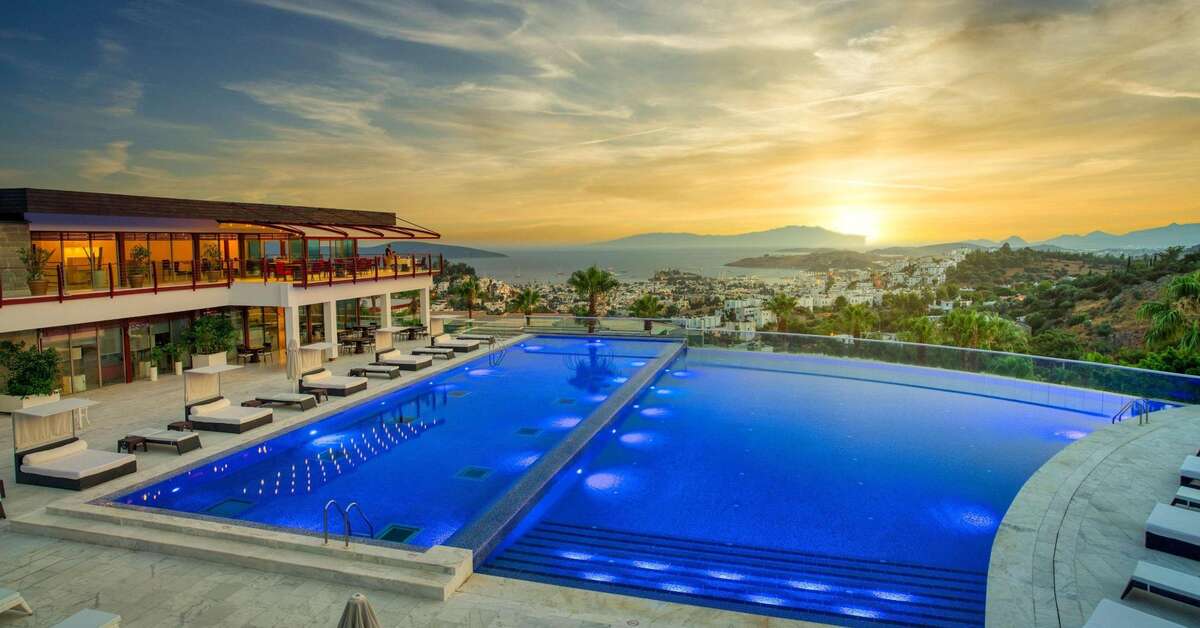 Ein Foto vom Pool im Hillstone Bodrum Hotel & Spa