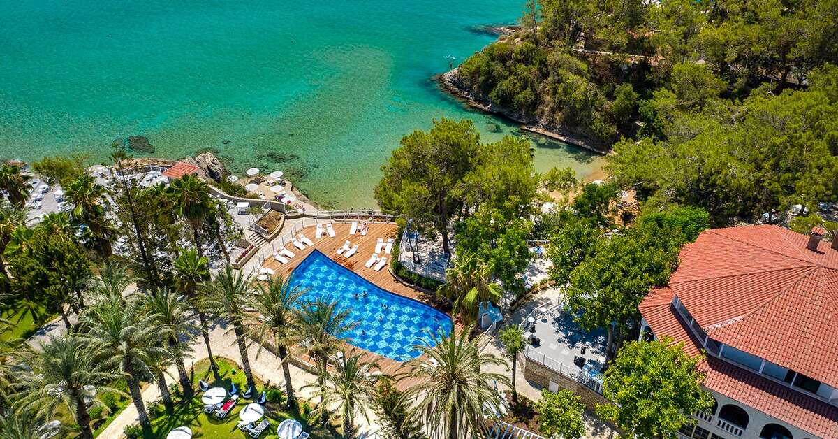 Een foto van het zwembad bij Utopia Beach Club