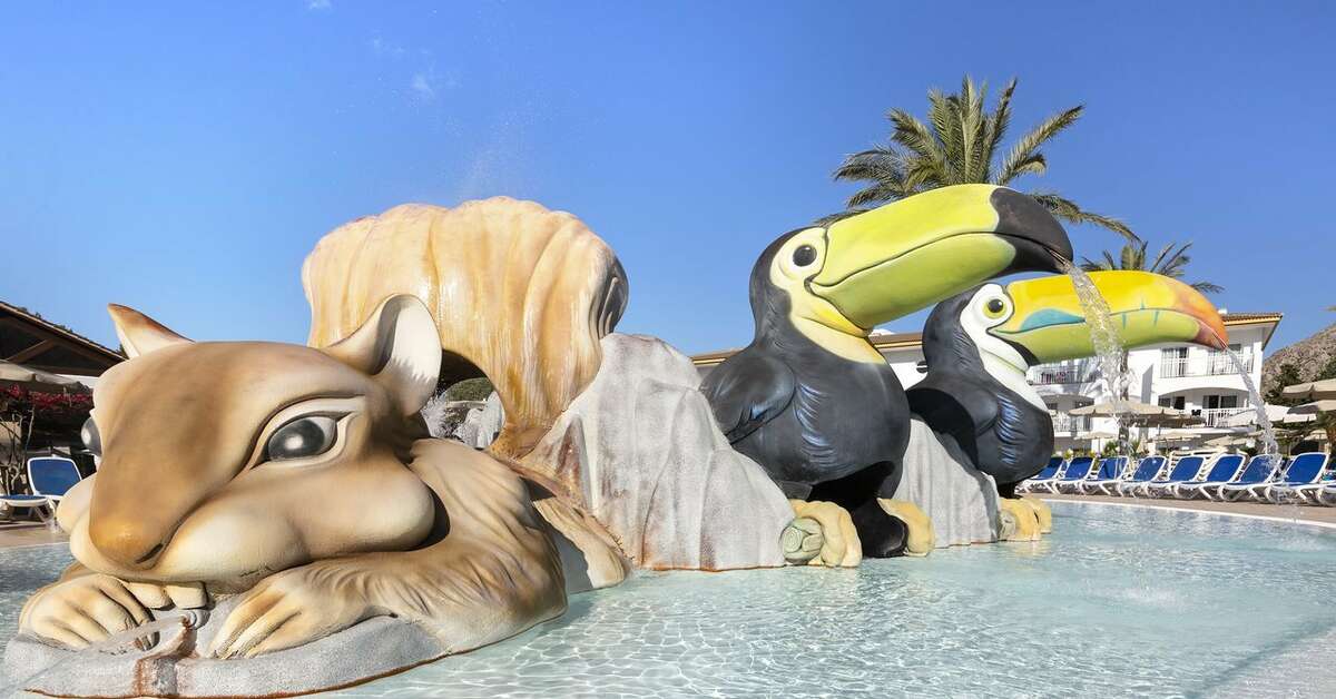 Een foto van het zwembad bij Aparthotel Playa Mar & Spa